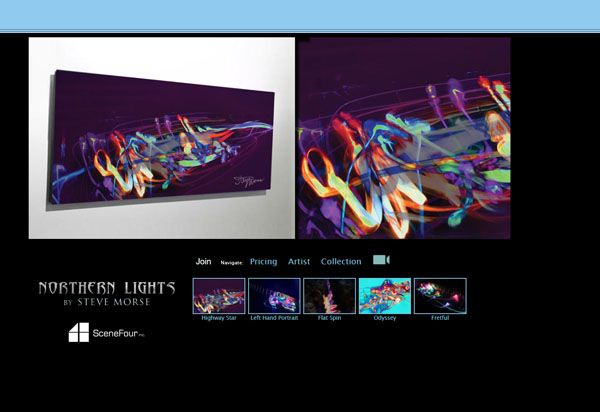 Website snapshot — Northern Lights collection