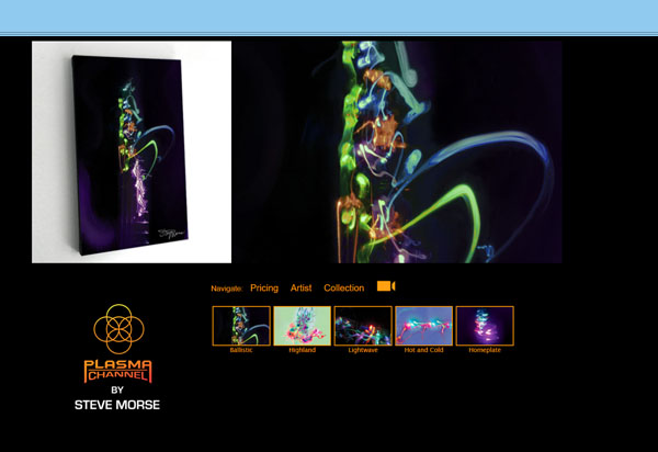 Website snapshot — Plasma Channel collection
